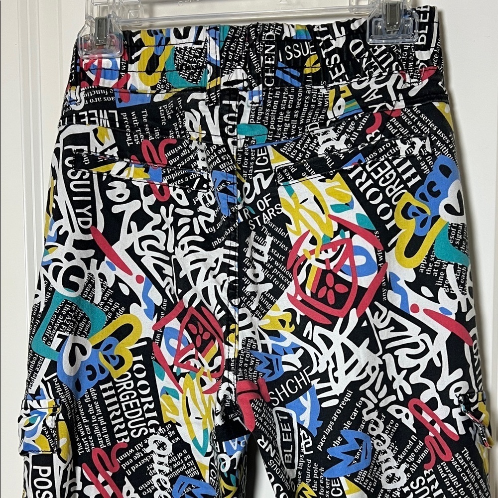 Wild Grafitti V.I.P. Jeans 90s Jogger Pants Size 9/29 - Picture 4 of 6